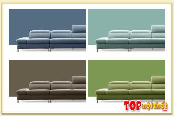Hình ảnh Các tone màu cơ bản ghế sofa bọc vải nỉ Softop-1027