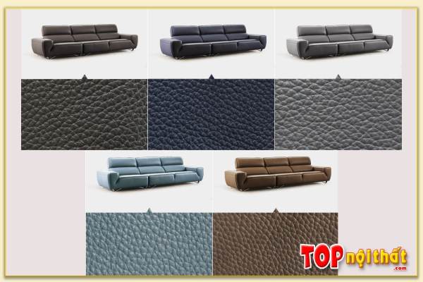 Hình ảnh Màu sắc ghế sofa da nhiều mẫu SofTop-0867