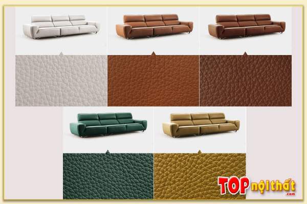 Hình ảnh Sofa văng da có nhiều màu sắc SofTop-0867