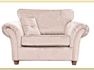Hình ảnh Mẫu ghế sofa đơn nhỏ mini bọc vải nỉ Softop-1224