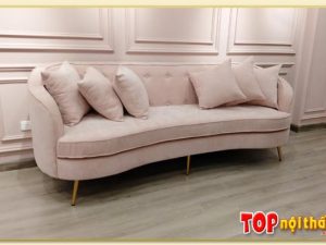 Hình ảnh Mẫu sofa văng bọc nỉ đẹp kiểu dáng đẹp mới lạ SofTop-20120
